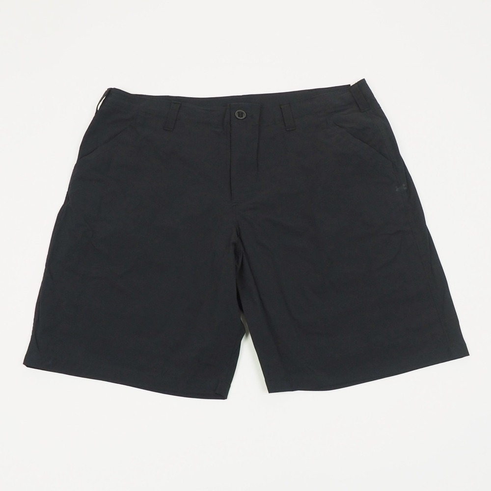 Under Armour Fish Hunter Fishing Shorts Mens 40 Black Loose Nylon Blend Outdoor